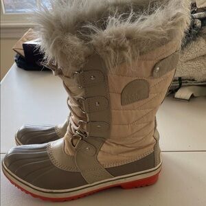 Sorel Winter Boots with Faux Fur Trim